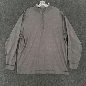 Alabama Crimson Tide Pullover Men's XXL Gray Quarter 1/4 Zip Bama Sweater C&B